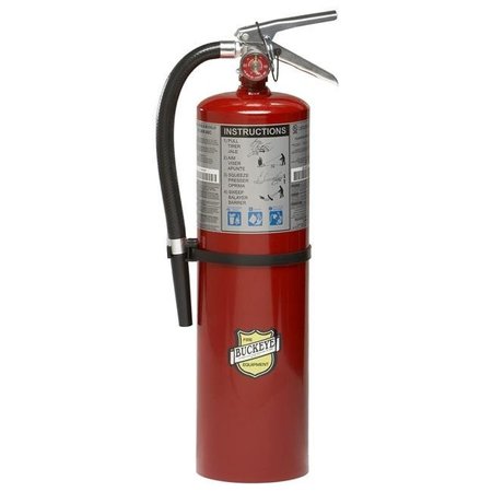 SHIELD FIRE PROTECTION Shield Fire Protection SFE11340R 10 lbs 4A-80B-C Rechargebale Fire Extinguisher with Wall Hook SFE11340R